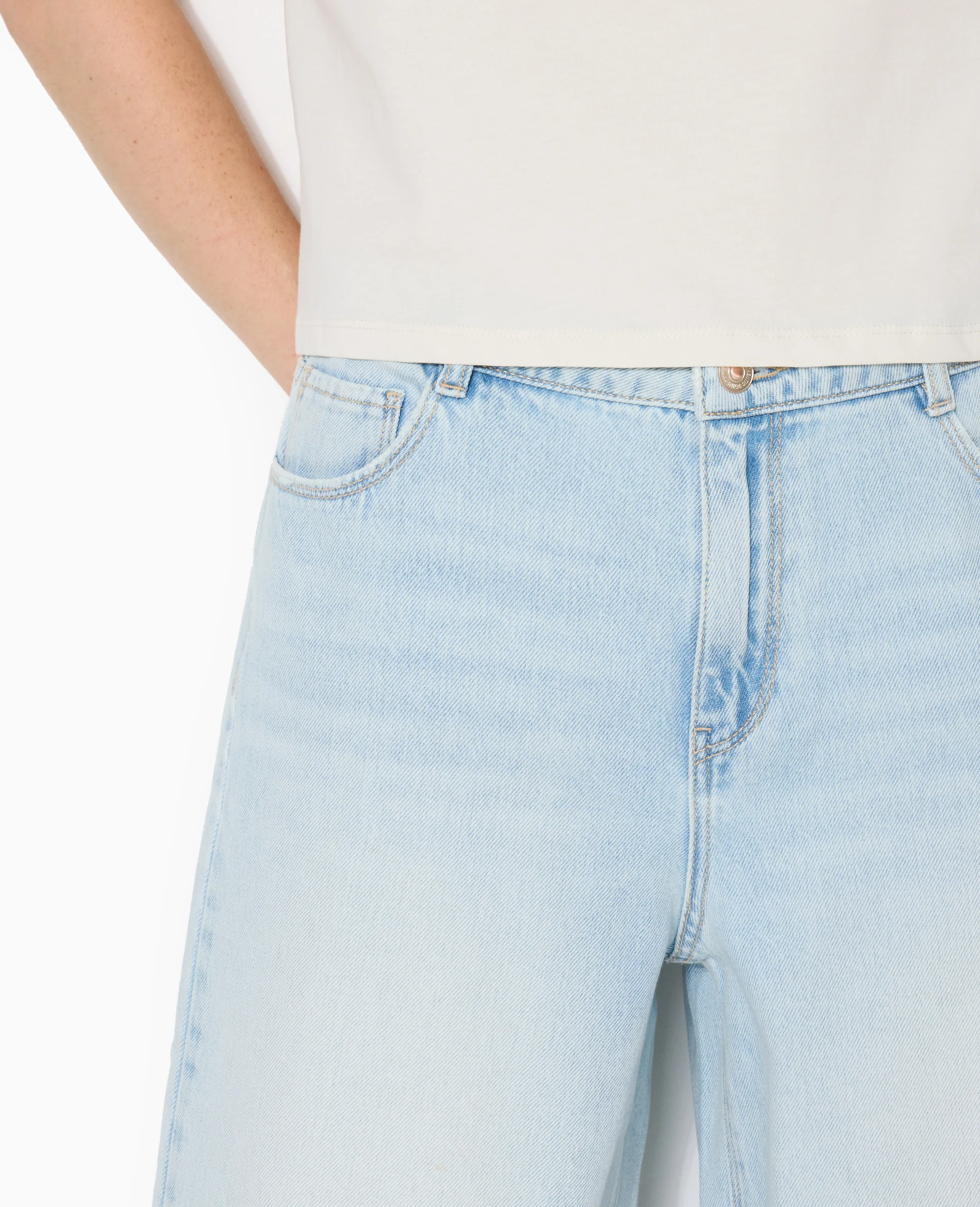 Bermuda en jean loose taille regular - Image 2