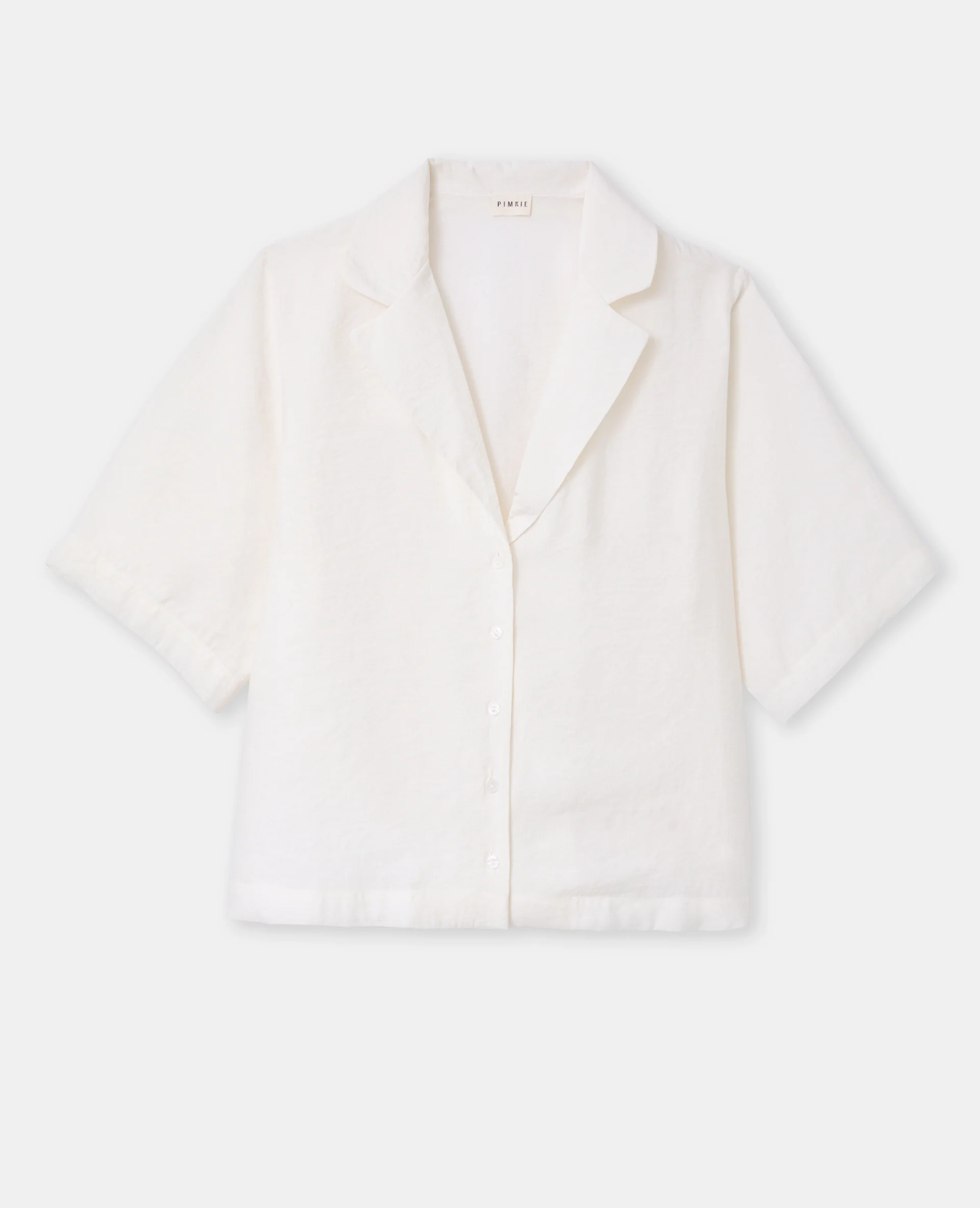 Chemise manches courtes col tailleur - Image 4