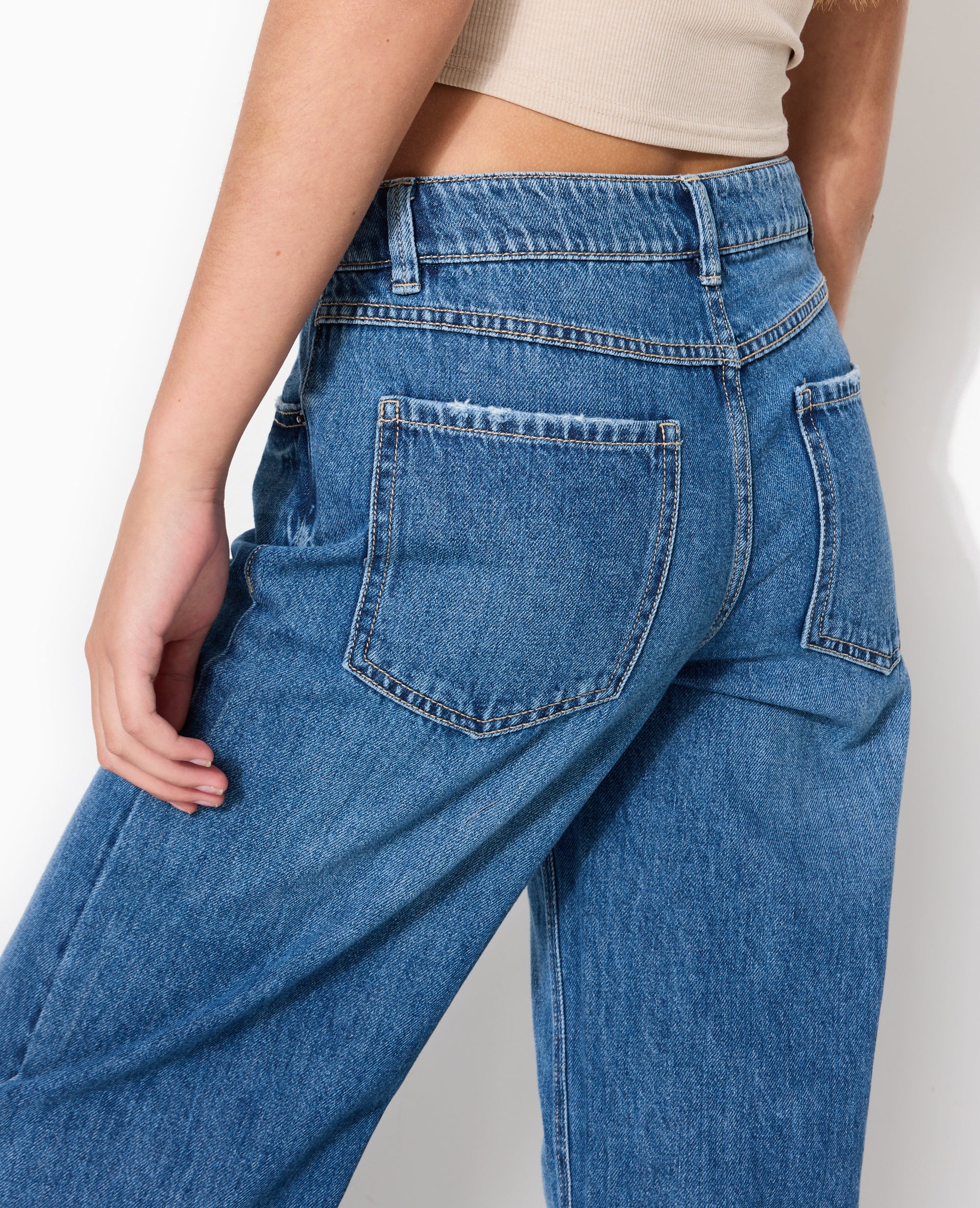 J71-3 / Jean wide taille basse - Image 6