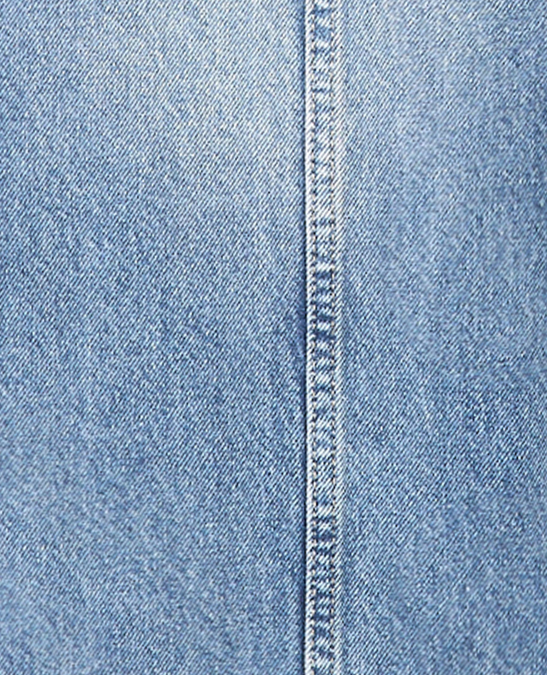 Jean straight avec jeux de coutures et de poches - Image 7