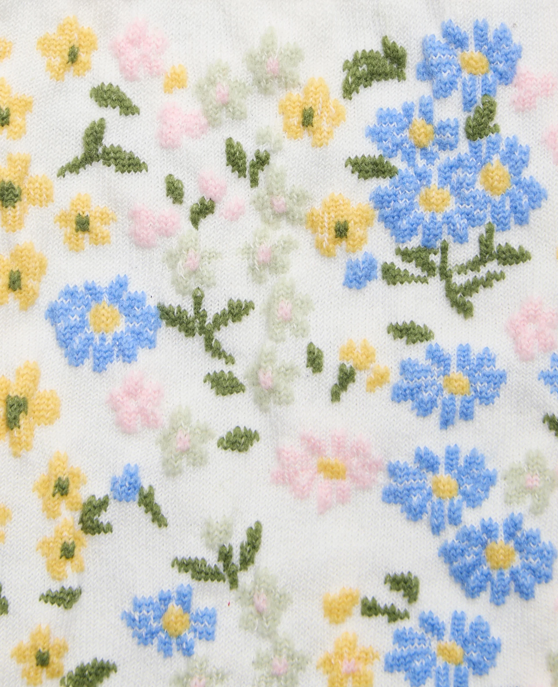 Paire de chaussettes avec fleurs - Image 3