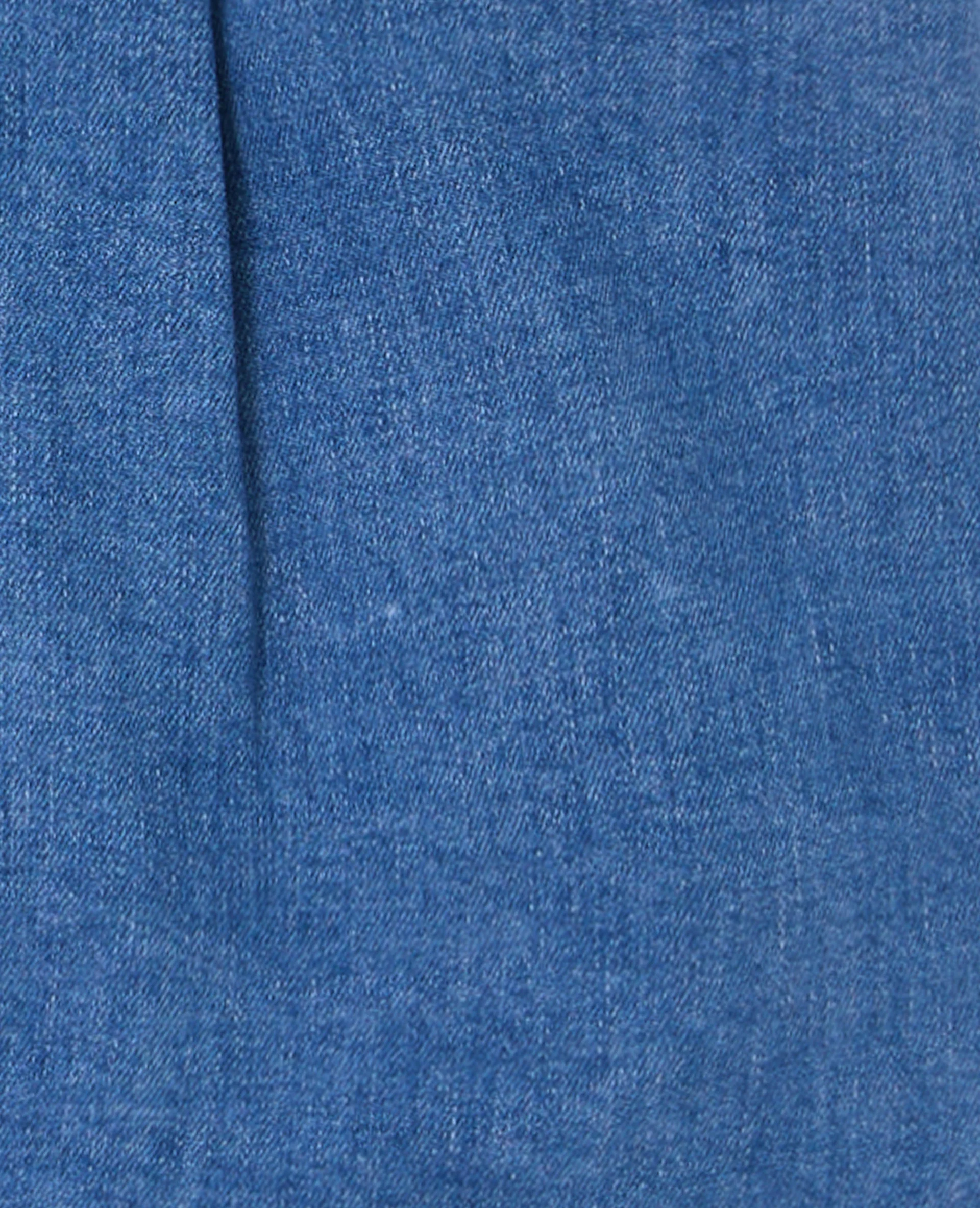 Short en jean taille haute avec pinces - Image 8
